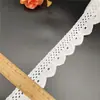Materiales de Adorno de Encaje de Algodón al por Mayor, Adorno de Encaje Blanco para Ropa, Adornos para Cuello y Puños, Encaje de Doble Cara Estilo Coreano