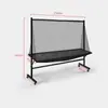 Máquina Portátil de Bolas de Tênis de Mesa com Rede Coletora de Bolas Estrutura de Rack de Reciclagem de Bolas Estrutura Estilo Rede de Ping Pong