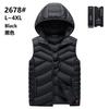 Chaleco de costillas de cerdo chaleco de algodón para hombre otoño e invierno versión coreana de chaleco grueso y cálido chaleco sin mangas japonés comercio exterior