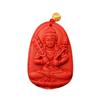 Colgante Zodiaco Guardián God Impreso Imitación Cinabrio para Hombres y Mujeres, Colgante Buda Año de Nacimiento Cinabrio, Venta al por Mayor desde el Fabricante