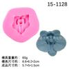 Phalaenopsis flor epóxi molde DIY aromaterapia gesso mesa decoração acessórios handmade silicone abrasivo ferramenta molde de decoração de carro