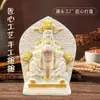 Deus da Riqueza Amarelo Zhangjiaram Pintado a Ouro Estilo Xizang, Tara Verde, Mahakala de Seis Braços, Deus da Riqueza Preto, Ornamento Thangka