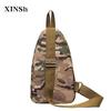 Riñonera Camuflada Estilo Coreano para Hombre Bolso de Hombro para Hombre Mochila Pequeña Deportiva Casual Agujeros para Auriculares Bolso para Hombre Cruzado Bolso para Hombre