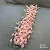 Flor Artificial Banquete de Cumpleaños Cascada Flor de Mesa Flor Colgante Tira de Flores Exhibición de Belleza Fila de Flores Colgantes Escenario de Boda Decoración de Compromiso Flor