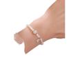 Pulseira de Cristal de Pedra da Lua Branca Natural Feminina Nova Prata Esterlina Chinesa Transportador de Lótus Luz de Luxo Pulseira Guoxue Presente Explosivo