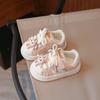Zapatos para Bebé Niña Pequeña 2025 Otoño Nuevo Estilo 1 a 2 Años Zapatos Deportivos para Bebé Niña Suela Suave Antideslizantes Zapatos para Bebé