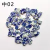 Porcelana Azul y Blanca Cerámica Mosaico Piezas Sueltas Materiales Hechos a Mano DIY Rompecabezas de Baldosas Cerámicas Proyecto Partículas Pequeñas Irregulares al por Mayor
