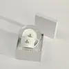 Xícara e Pires de Porcelana Europeia, Lembrança de Casamento e Aniversário, Xícara de Café de Aparência Sofisticada, Xícara e Pires de Lírio-do-Vale da Sorte, Atacado Transfronteiriço