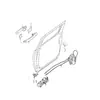 Adecuado para Nissan Frontier Pathfinder Xterra Soporte de Manija Exterior de Puerta Trasera Derecha R Modelo 05-21 80