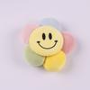 Novo Sol Sorridente Flor Desenho Animado Esponja Estilo Pastoral Acessórios de Cabelo Infantil Grampo de Cabelo de Esponja Mochila Lenço Acessórios de Roupa