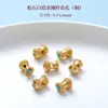 Acessórios de Turquesa Natural Banhados a Ouro 24K Pulseira de Contas Artesanal DIY Contas Espaçadoras em Formato de Ovo Atacado