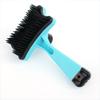 T pet pente cão pente autolimpante pente de uma chave removedor de cabelo pente gato pente massagem plástico beleza escova pet
