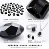 Cabochões de espinélio preto natural, redondos, ovais, em formato de pera, formato marquise, vários tamanhos, pedras soltas para cravação, atacado do fabricante