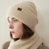 Gorro de Cachemira para Mujer 100% Cachemira Pura Moda Casual Versátil Simple Cálido Protección para los Oídos Gorro de Punto