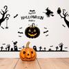 Halloween abóbora sala de estar quarto corredor fundo decoração adesivos de parede removíveis adesivos de parede de janela de morcego