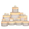 Atacado do Fabricante Frascos de Creme com Múltiplas Especificações, Materiais de Embalagem Cosmética, Creme Facial para Animais de Estimação, Creme para Olhos, Frascos de Creme de Plástico de Boca Larga 30g