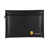 Bolsa impermeable ignífuga para documentos bolsa para documentos con diseño de fútbol bolsa con cremallera de lona impermeable engrosada bolsa de información personalizada por fabricantes