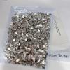 Lote Completo de 1440 Joyas de Diamante para Uñas con Diseños de Copo de Nieve Blanco Transparente Grande y Pequeño, Forma Marquise, Base Plana, Accesorios de Diamante para Uñas