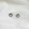 Aretes de Sol Pequeños y Lindos de Plata Esterlina S925 Personalizados con Diseño Simple, Elegante y Sencillo. Populares Aretes del Mismo Estilo. Nuevo Estilo