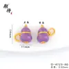 Acessórios DIY Cor Forte e Duradoura Ouro de Areia Pingente de Cabacinha de Sete Peças Moeda de Esmalte Cabacinha Colorida Acessórios de Pingente Ouro de Areia