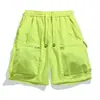 Diretamente do Fabricante, Vendas de Alto Volume, Shorts Esportivos Casuais para Corrida e Trabalho Masculino com Múltiplos Bolsos, Secagem Rápida