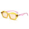 Novo Estilo Personalizado Moderno Retro Casual Protetor Solar Óculos De Sol Ins Moda Na Moda Pequena Moldura Ao Ar Livre Rua Sessão De Fotos Óculos De Sol