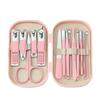 Set de Cortauñas Transfronterizo, Set de Herramientas de Manicura, Cortauñas de Acero Inoxidable de 14 Piezas, Set de Herramientas de Manicura Portátil