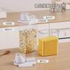 Frascos Transparentes Sellados de Grado Alimenticio para Cocina, Almacenamiento a Prueba de Humedad de Granos y Snacks, Frascos de Almacenamiento de Plástico al por Mayor