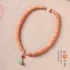 Nuevo Pulsera de Doble Círculo Rosa Bodhi Rosa Bodhi Camelia Rosa Estilo Chino Nuevo Pulsera de Loto Suave Estilo Novia