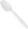 Cuchillo, Tenedor y Cuchara de Plástico Transparente Desechables Inyección PS Engrosado Juego de Vajilla de Mesa Grado Alimenticio PS Cuchara de Plástico para Fiesta de Picnic