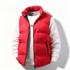Otoño Invierno 2026 Chaleco Cálido Tallas Grandes para Hombre Ropa Exterior Chaleco Chaqueta de Color Sólido Chaleco Chaleco Engrosado Resistente al Desgaste Ropa de Algodón