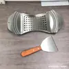 Juego de Herramientas Multifuncionales para Sopa de Gnocchi de Acero Inoxidable Colador de Camarones Fríos Casero Colador de Fideos de Pescado Prensa para Cocinar Pasta Estirar Fideos Venta al por Mayor
