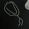 Joyería Europea y Americana Transfronteriza, Estilo Metálico de Moda, Cadena Larga Trenzada Hueso de Serpiente con Borla Personalizada, Collar de Acero de Titanio, Cadena para Clavícula de Mujer