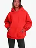 Sudadera con capucha para mujer Amazon Europea y Americana Transfronteriza 2024 Casual con Bolsillo Parte Superior Holgada Pulóver