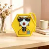 Bolsa de Almacenamiento Popular de Goma Transfronteriza, Color Sólido, Bolsa Pequeña Cuadrada Simple para Maquillaje, Directo del Fabricante, Se Puede Imprimir Logo a Color