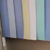 Persianas Verticais de PVC Espessado, Trilho de Liga de Alumínio para Sala de Estar e Escritório, Persianas Verticais com Blackout Total