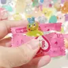 Animal de desenho animado luminoso comida e brincadeira saco surpresa independente mini simulação miniatura brinquedo joia diy decoração atacado ao vivo