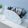 Caja de Maquillaje Pu con Forma de Corazón Estilo Ins con Alto Atractivo Estético, Dulce Esquema de Color Macarrón, Caja de Almacenamiento con Forma de Corazón de Color Contrastante Lg8175