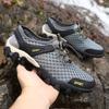 Zapatos para vadeo al aire libre Primavera y Verano 2025 Zapatos de malla para hombre Transpirables Deportivos Antideslizantes Casuales Senderismo al por mayor Zapatos para hombre Rastreo de ríos