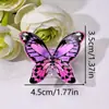 2026 Nuevo Pinza para el Cabello Pequeña de Mariposa 3D con Color Gradiente Transfronterizo, Versátil para el Uso Diario, Exquisito Accesorio para el Cabello de Pinza Lateral