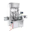 Máquina Llenadora Automática de Líquidos de 4 Cabezales con Servomotor, Máquina Tapadora, Línea de Ensamblaje para Llenado de Desinfectante de Manos, Aceite, Gel de Ducha, Miel