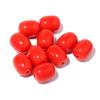 30 pzas/paquete 8*10 vidrio color sólido color sólido cilíndrico agujero recto cuentas sueltas accesorios para pulsera collar DIY