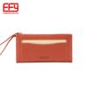 Suministro Directo de la Fuente, Cartera Simple de Color Puro, Cartera Versátil de PU para Mujer, Bolso Japonés y Coreano, Cartera Multifuncional, Portátil para Mujer