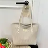 Bolsa Tote de Moda Transfronteiriça Tendência, Nova Bolsa de Ombro Simples Retro para o Dia a Dia, Bolsa Casual Personalizada de Cor Sólida