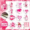 Adornos Colgantes de Corazón de Madera para el Día de San Valentín Decoración Rosa de Amor Decoración de Atmósfera Festiva Adornos Colgantes de Madera Creativos