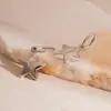 Pendientes Geométricos de Estrella Simples Europeos y Americanos Pendientes de Diseño de Moda Pendientes de Temperamento Moda de Gama Alta Venta al por Mayor para Mujeres