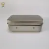 Mini Caja de Hierro Pequeña con Tapa Abatible Memoria USB Caja de Hierro Caja de Almacenamiento para Cortauñas Caja de Hierro con Tapa Abatible para Tarjetas Postales Caja de Hierro para Cartas