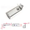 Plancha de Hierro Cuadrada Fija Lámina de Metal Recta Estampado de Hierro Galvanizado Recto Tubo de Potencia Placa de Presión Radiador Tira de Presión