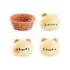 Muñeca Galleta Gato Linda Creativa Casa de Muñecas Linda Accesorios de Decoración DIY Paisaje Micro Adornos de Escritorio