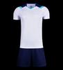 Uniforme de fútbol infantil de manga corta para comercio exterior transfronterizo al por mayor rápido, uniforme de equipo de entrenamiento para competición, traje de uniforme de fútbol para hombres y mujeres, transpirable